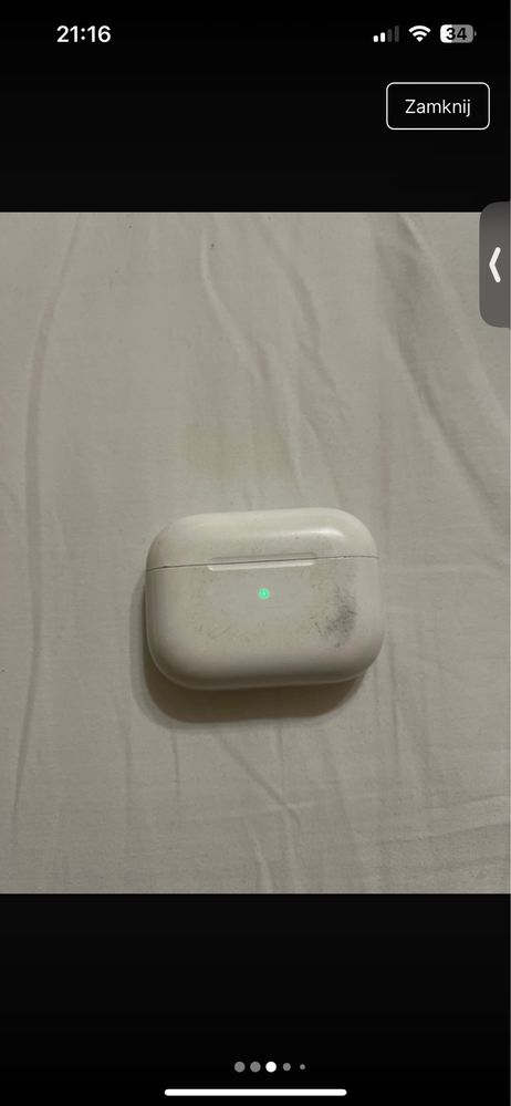 Airpods pro z pudełkiem