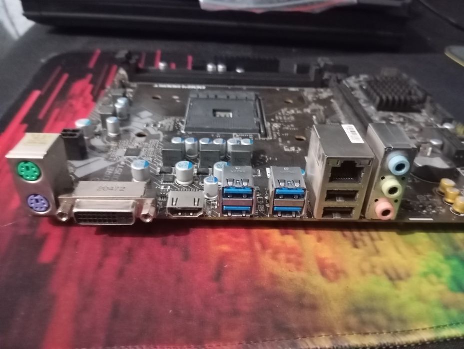 Материнская плата А320М-А PRO + базовый кулер AMD