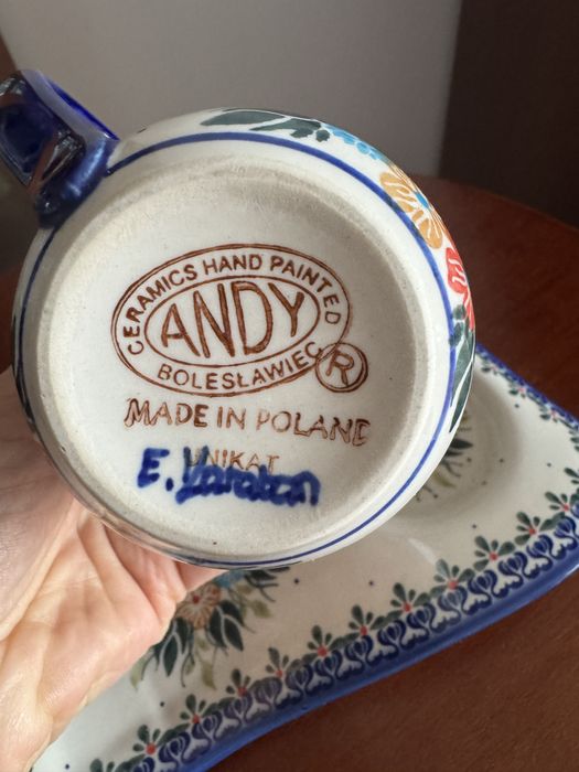 Kubek ze spodkiem Bolesławiec Andy