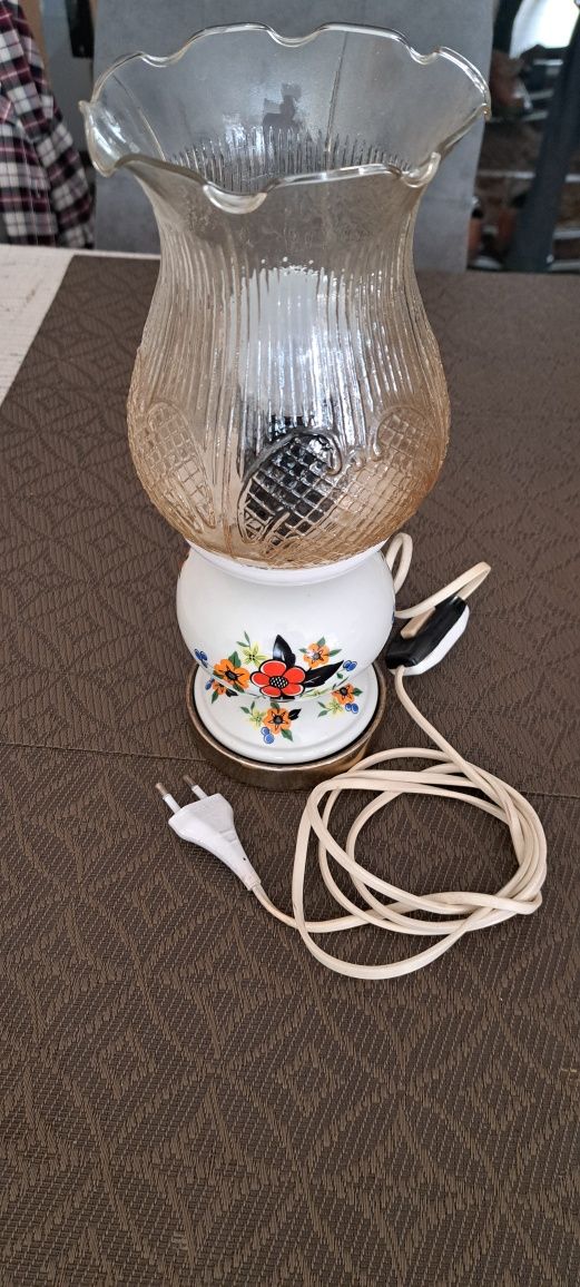 Lampa lampka nocna  lub do pokoju fajans