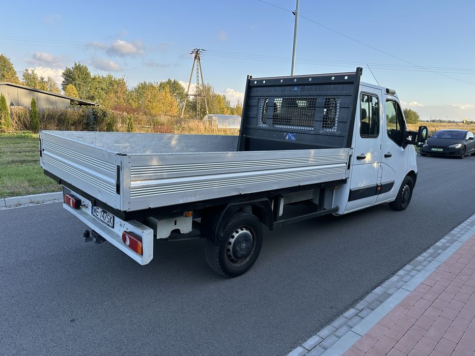 Renault master DOKA 7 osób rama laweta skrzynia 2018 rok KLIMA PL salo