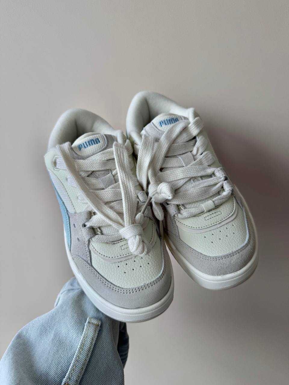 Кеди Puma 180 Grey Blue White / кеди Пума 180 сірого кольору замша