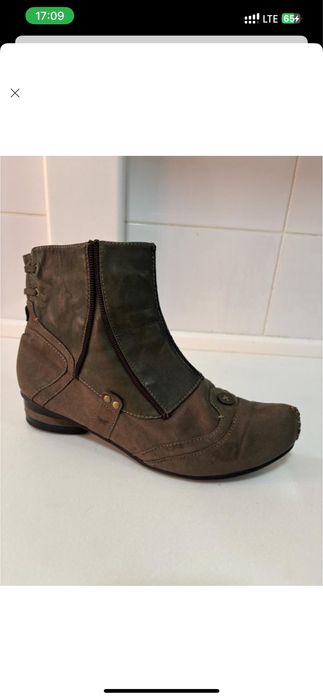 Ботинки mustang ковбой бохо стімпанк готіка