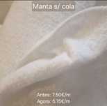 Manta Acrílica s/ cola