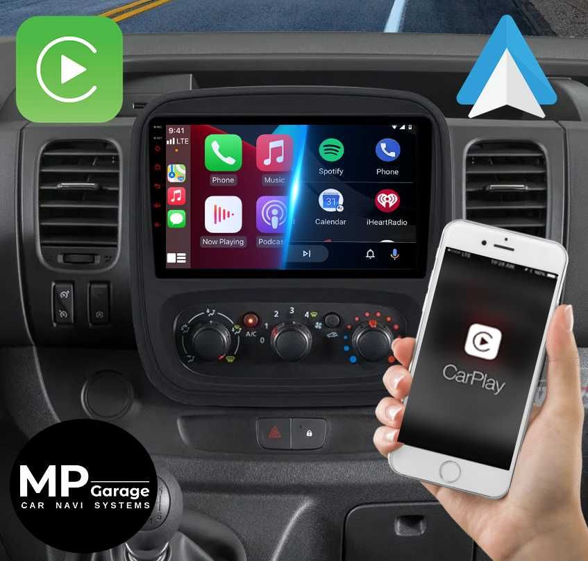 Opel Vivaro B / Renault Trafic Nawigacja Android CP Qled 4G LTE Montaż