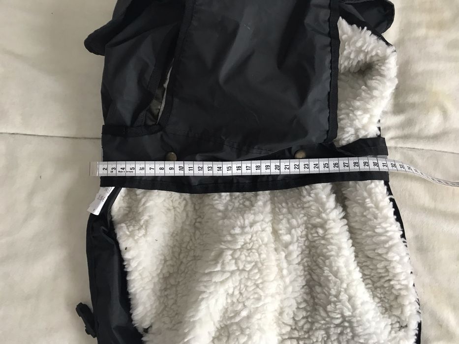 Kurtka czarna ocieplana dla duzego psa