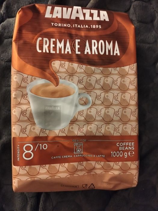 Kawa lavazza ziarnista crema aroma