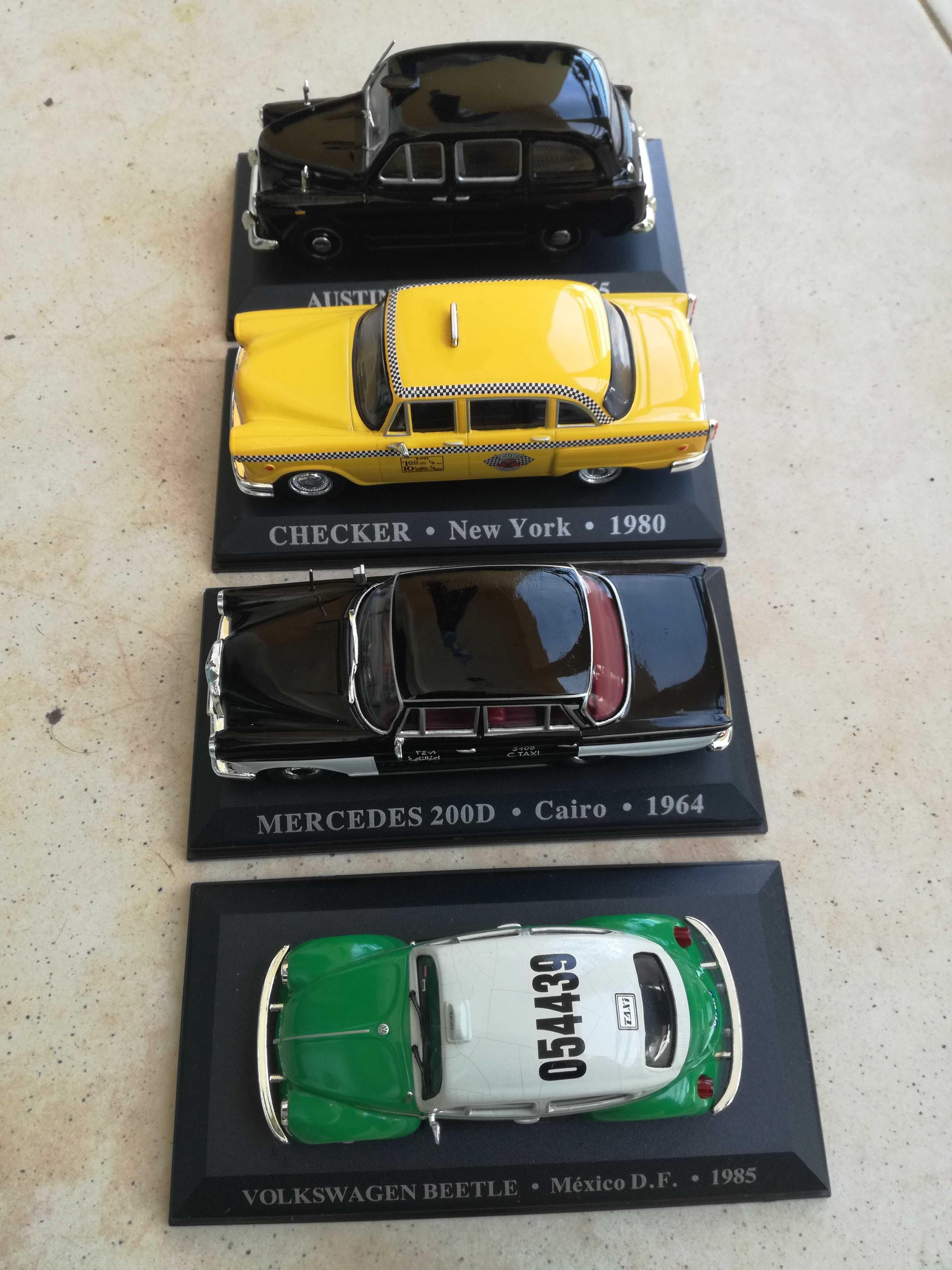 Vendo carros miniatura de coleção Taxis do mundo.