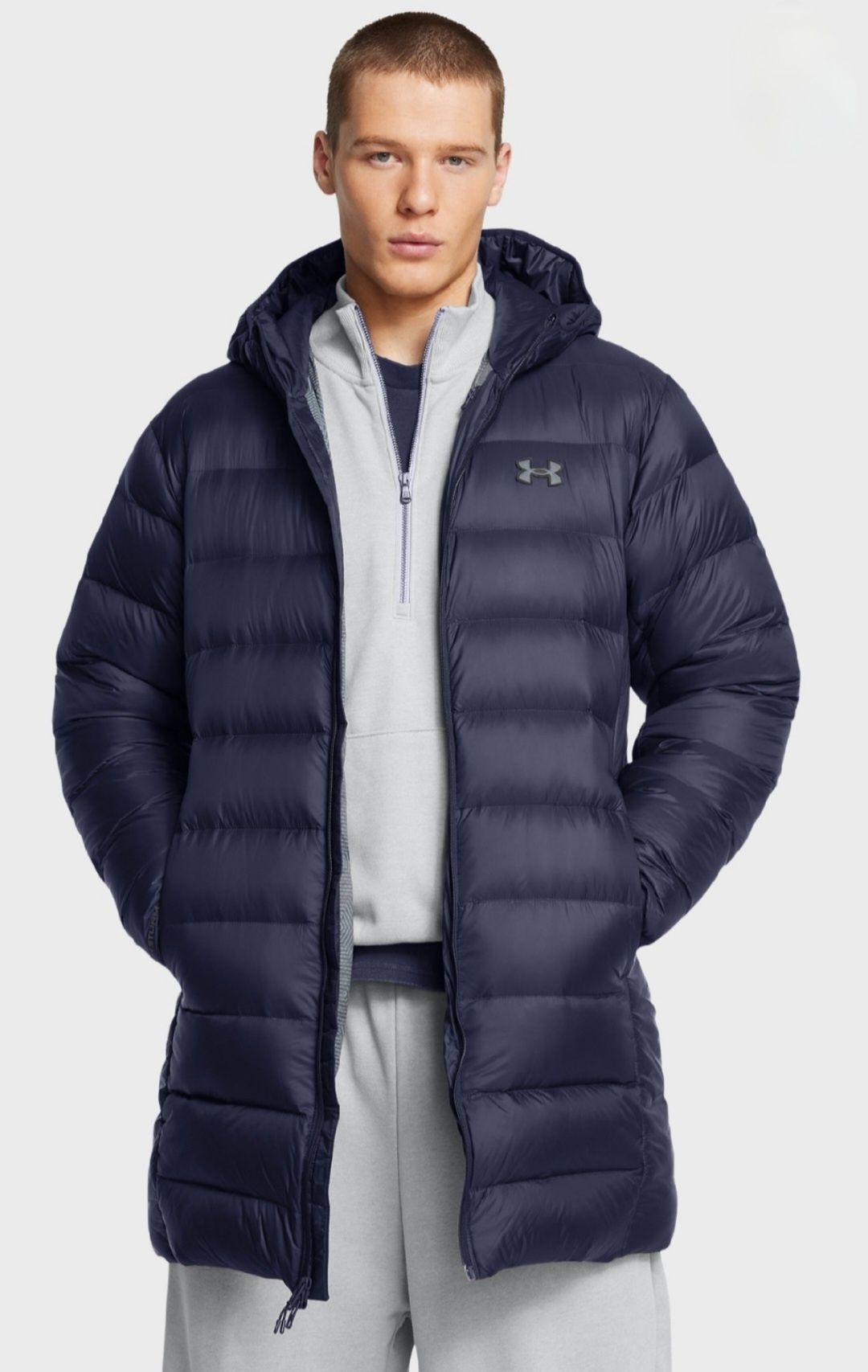 Under Armour чоловічий темно-синій пуховик