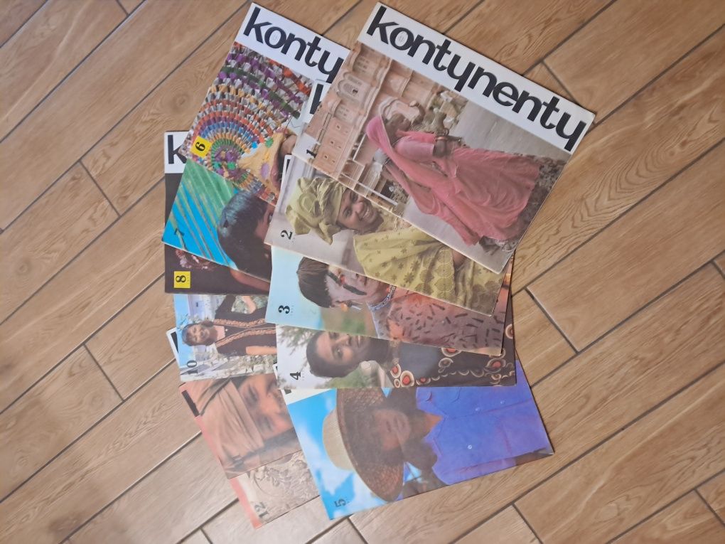 Kontynenty magazyn 1977 r. 11 numerów