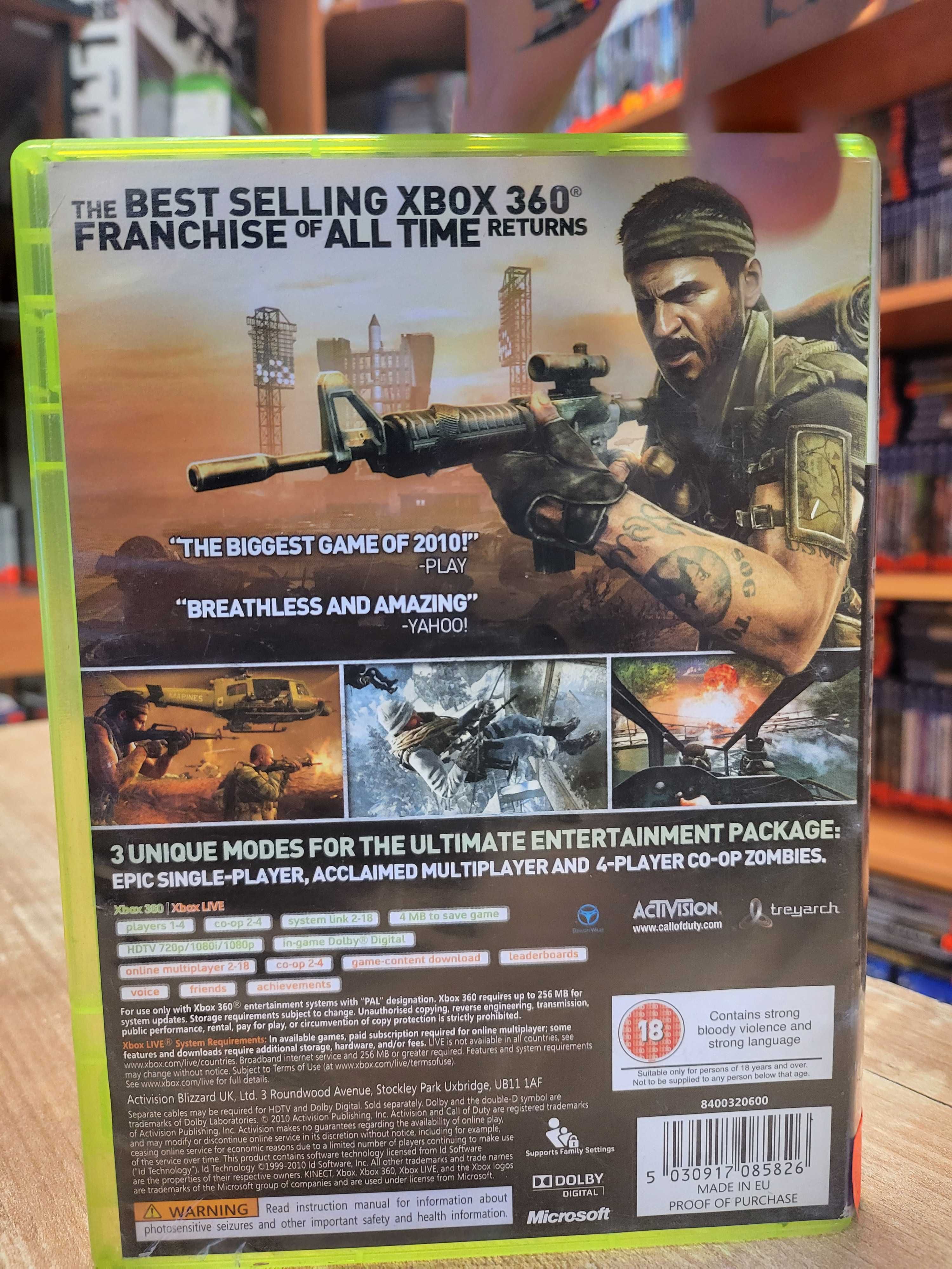 Call of Duty Black OPS Microsoft Xbox 360 Ang Klasyk SklepzGramiWWA