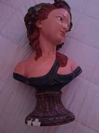 Busto vintage mármore 46 cm