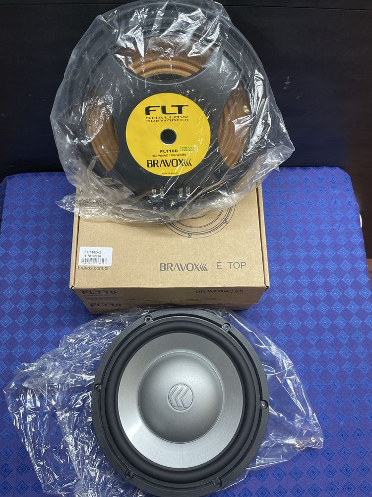Subwoofer bravox FLT 10” 2+2
