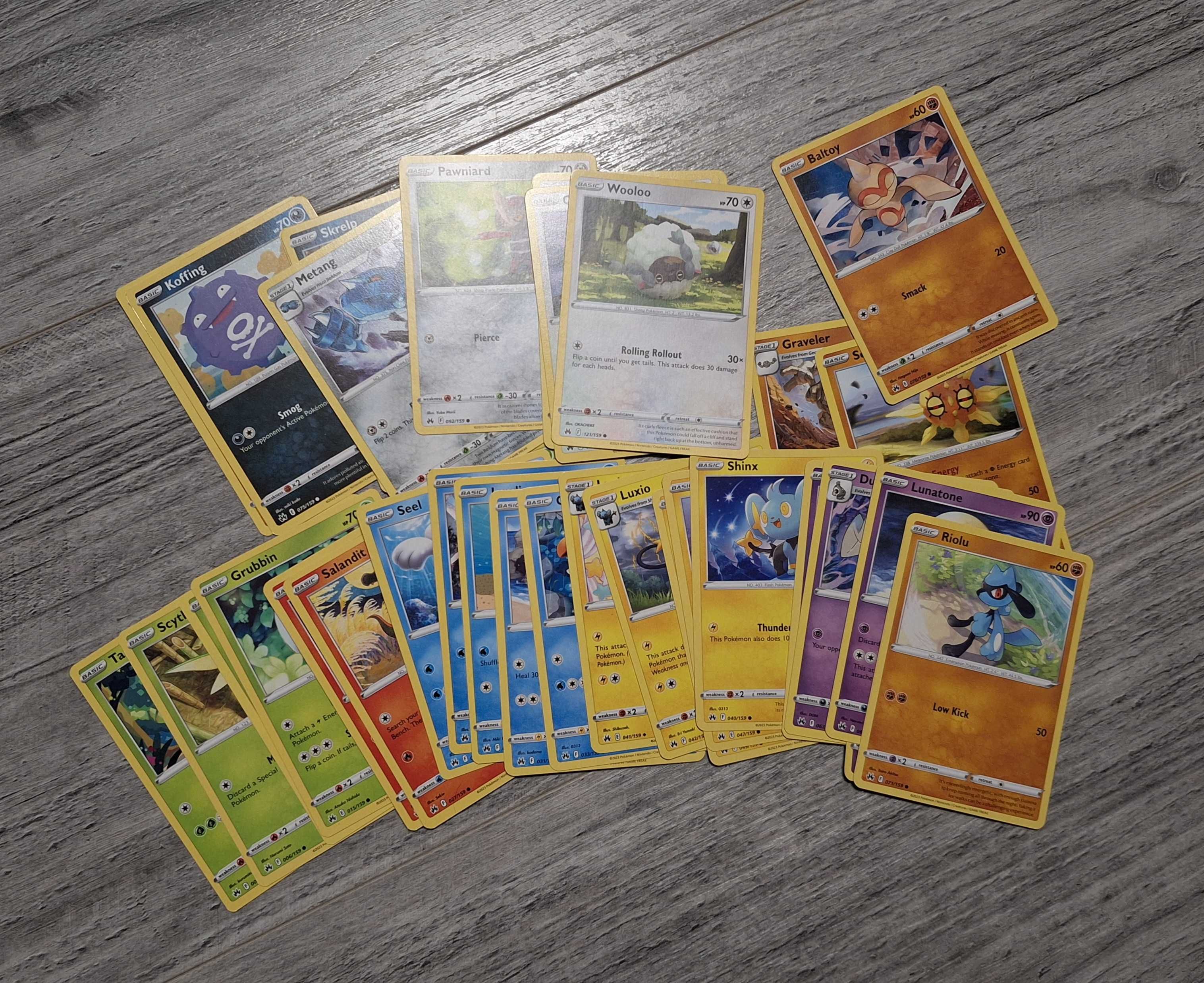 Karty pokemon TCG oryginał 30 szt. Crown Zenith