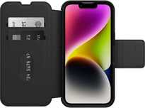 Otterbox Strada etui z klapką iPhone 14 / 13 skórzane portfel czarne