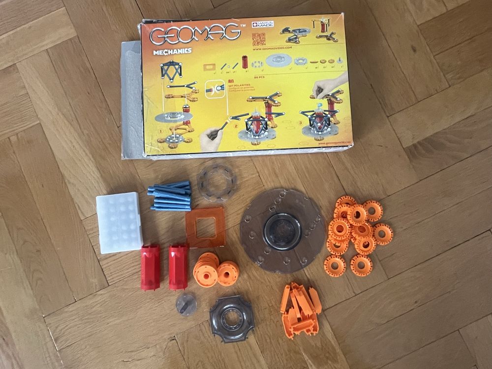 Geomag mechanics 86 klocki magnetyczne