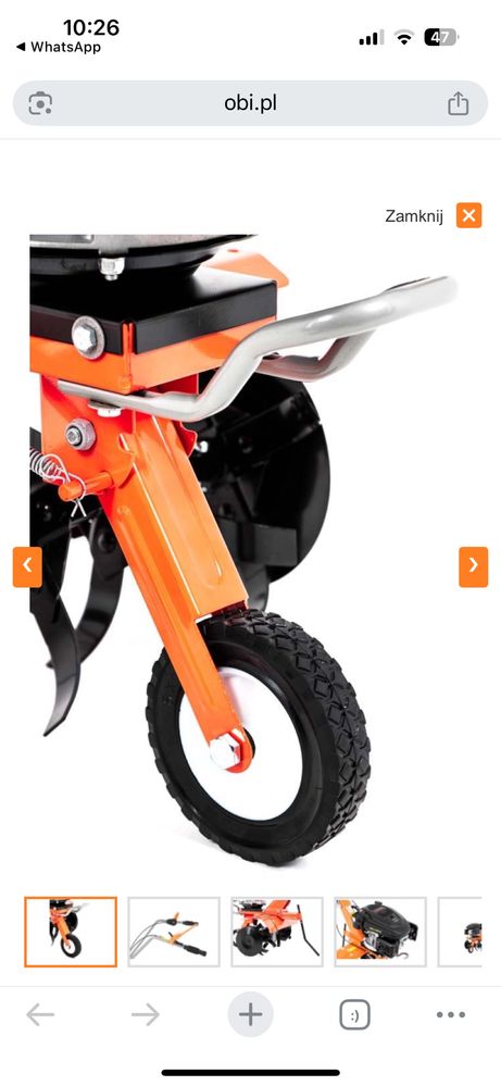 Handy Glebogryzarka spalinowa SG60 166cc OBI