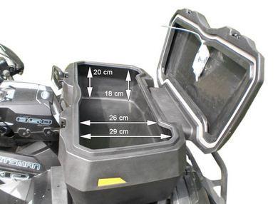 Mala Moto4 frontal bagageira quad atv utv moto 4 quatro mota