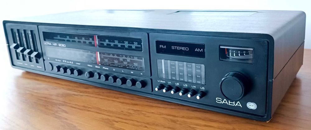 Radio Amplituner Vitnage SABA ULTRA HiFi 9080 Quasi Quadro