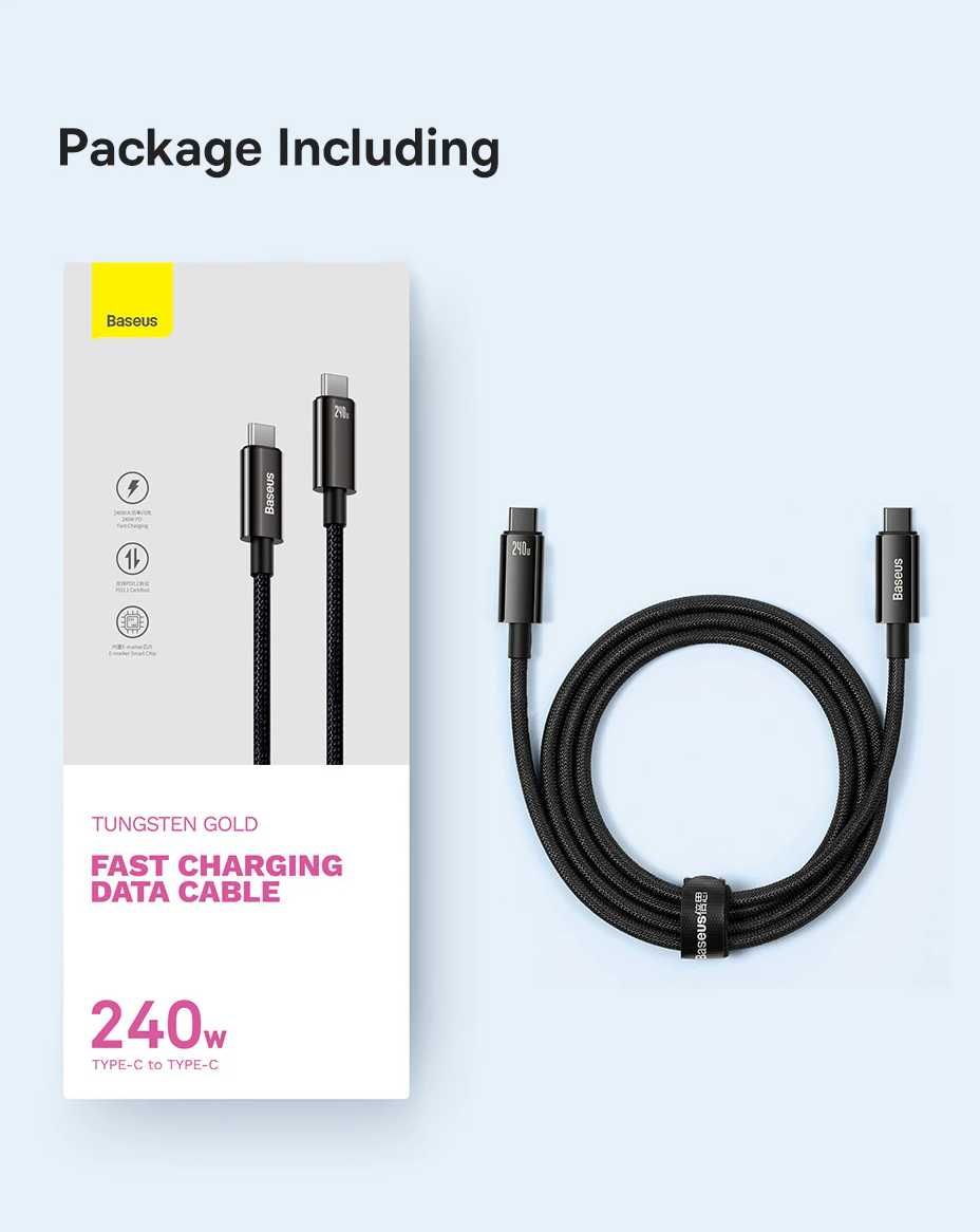 Baseus 240W USB Type C Cable