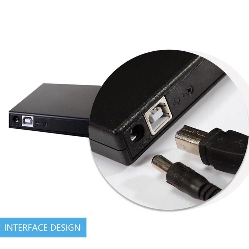 Зовнішній USB-пристрій DVD CD RW Disc Burner Combo для Windows 98/8/10
