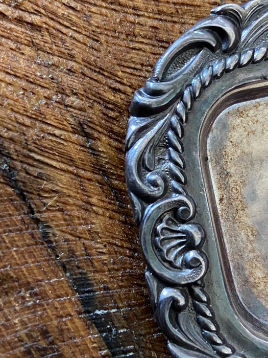 Aneleiras salvas de prata marcada contraste