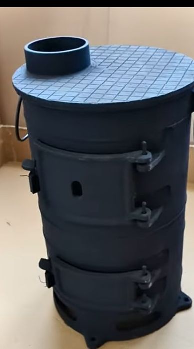 Буржуйка  армейская  чугунная