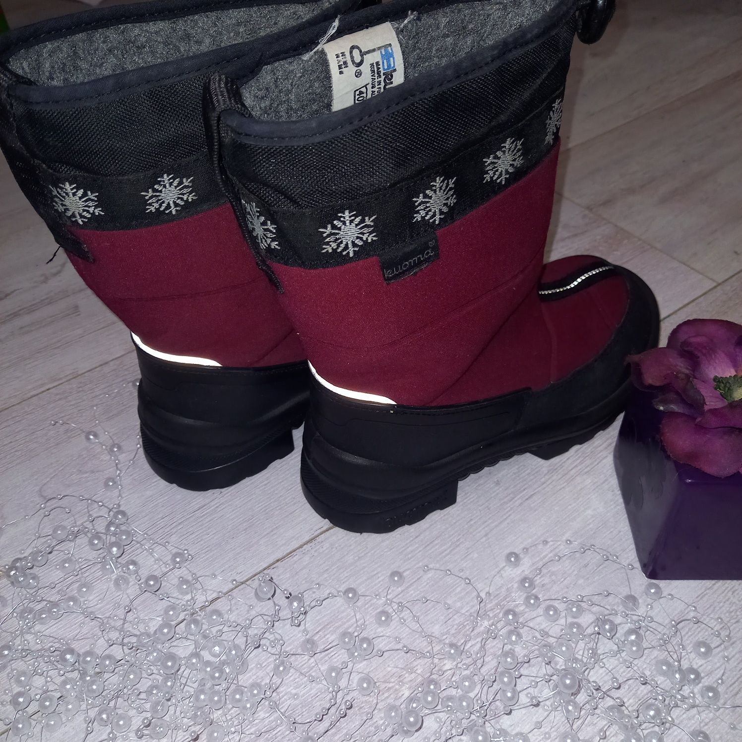 Зимові чобітки валянки Kuoma 32р дівч