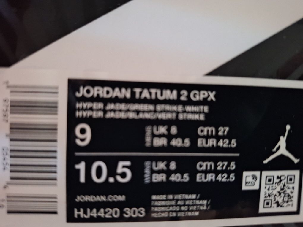 Nowe Jordan Tatum 2 GPX 42,5