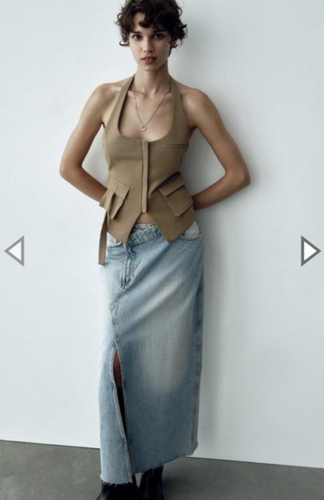Джинсовая юбка Zara