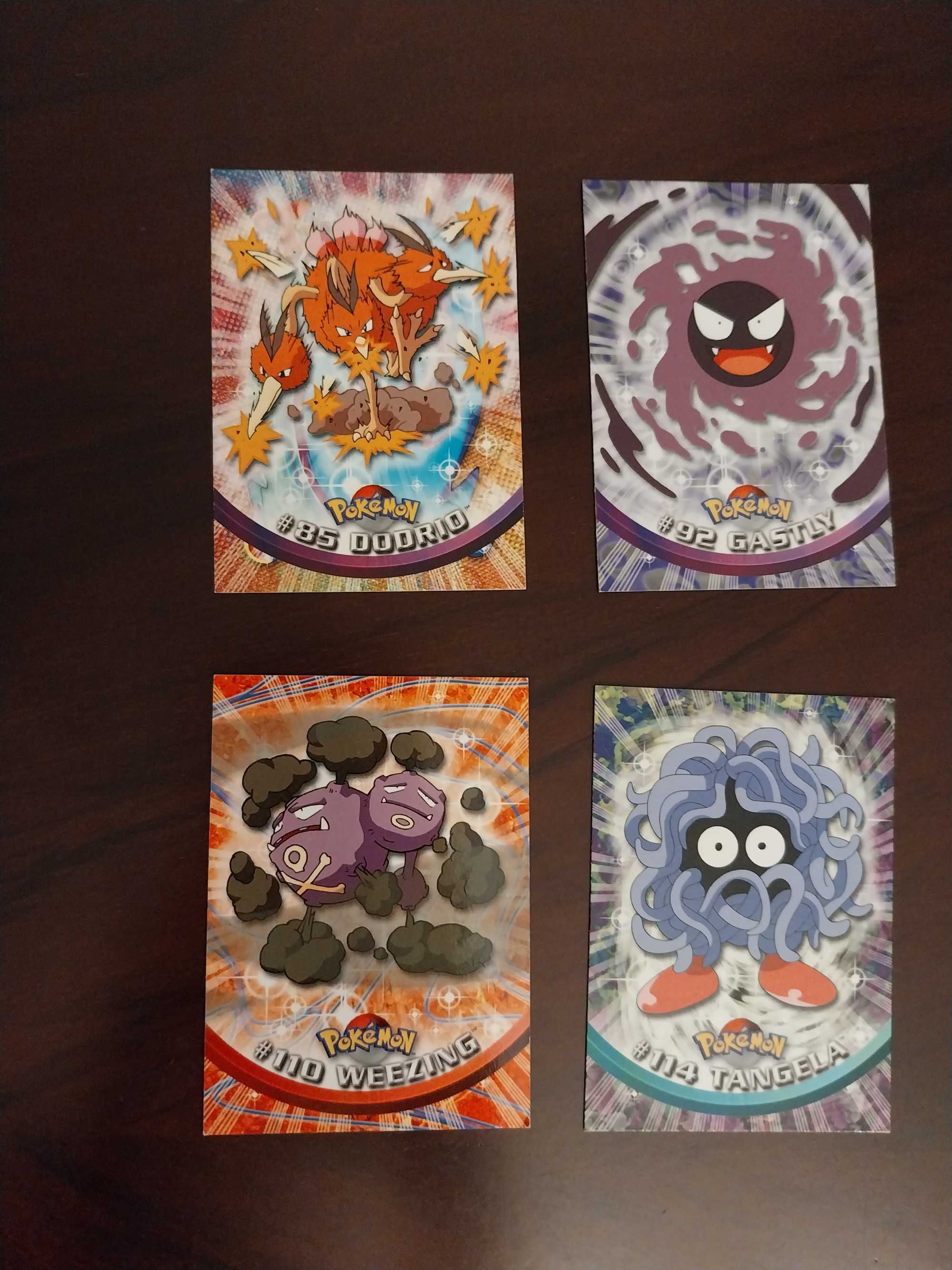 Lote 4 cartas Pokemon TV Animation Edition