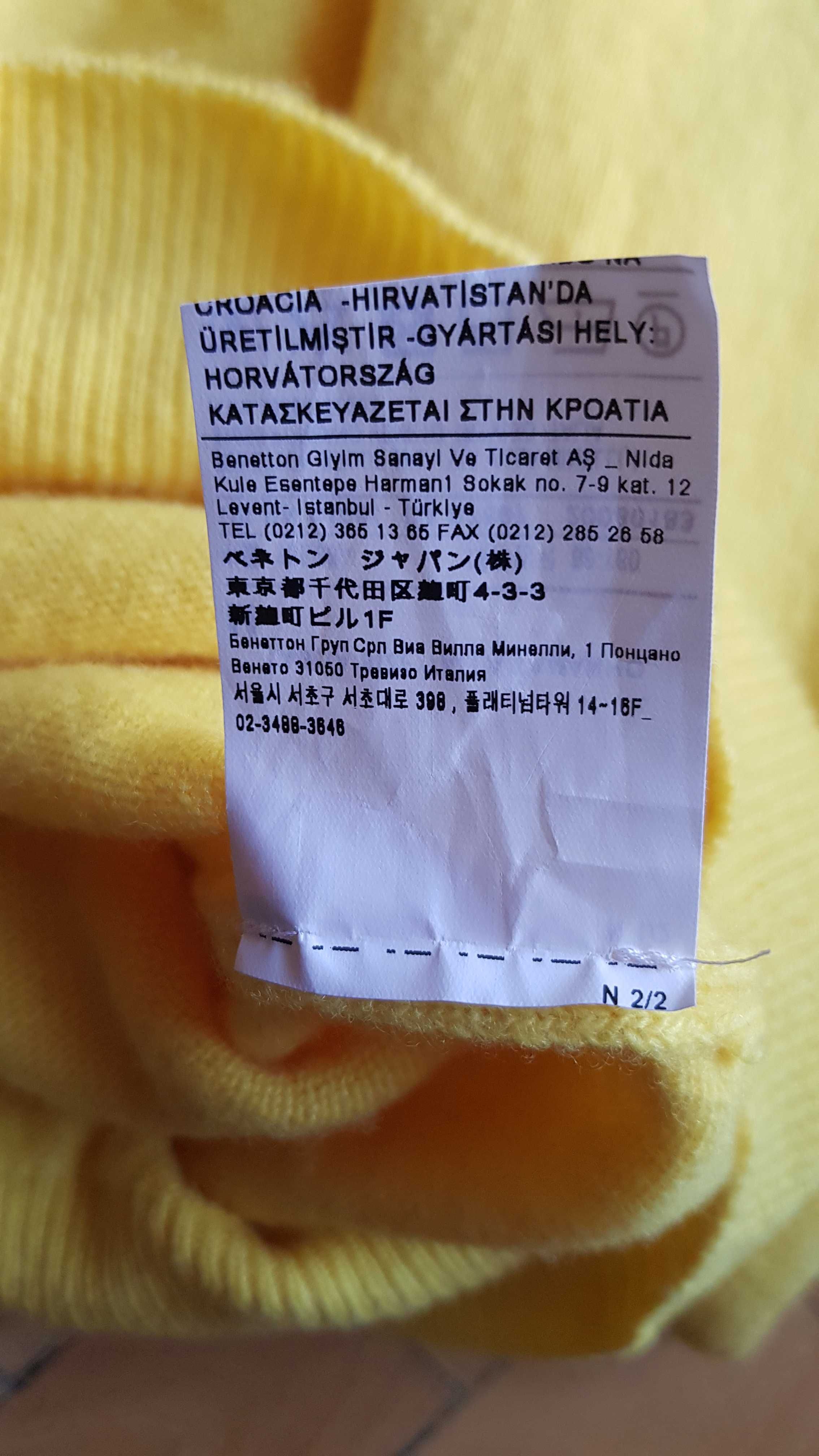 Sweter z welny merino, United Colors of Benetton