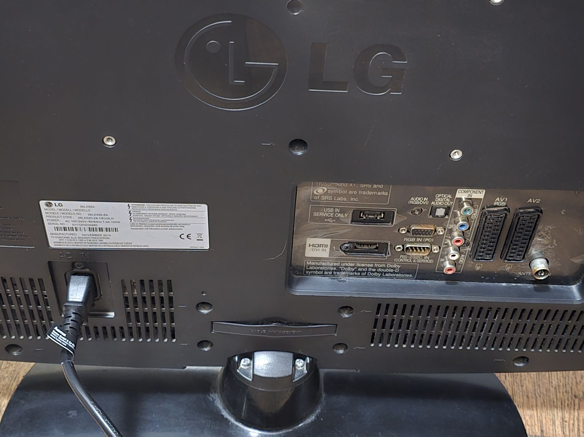 Tv LCD LG 26LD320 26" HD Ready Pilot