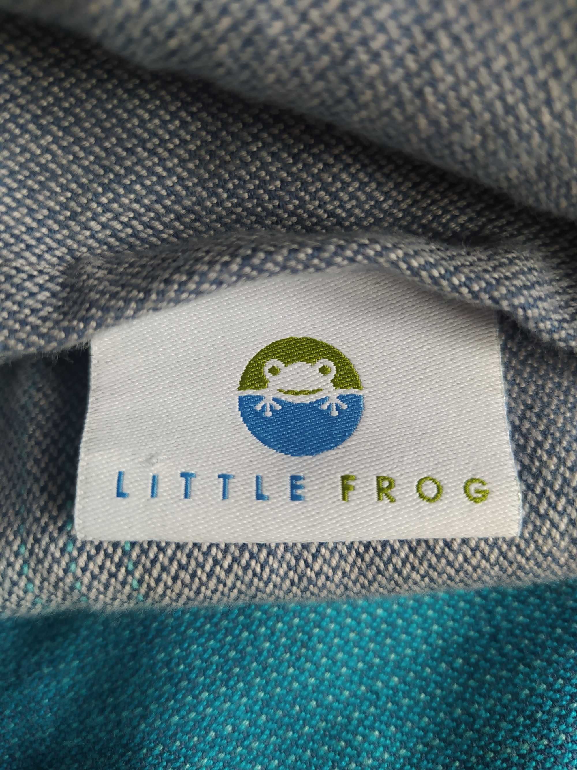 Chusta tkana little frog cube bdb
