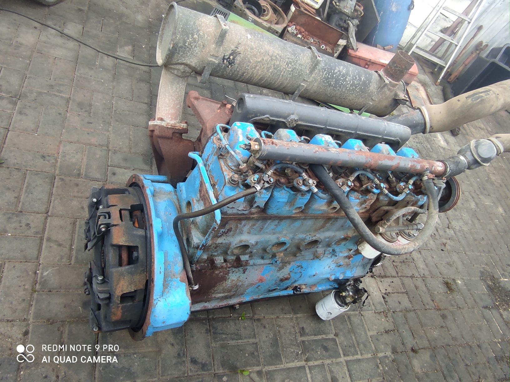 Silnik mwm 6 cyl Turbo TD 228-6 R272 Renault 155.54