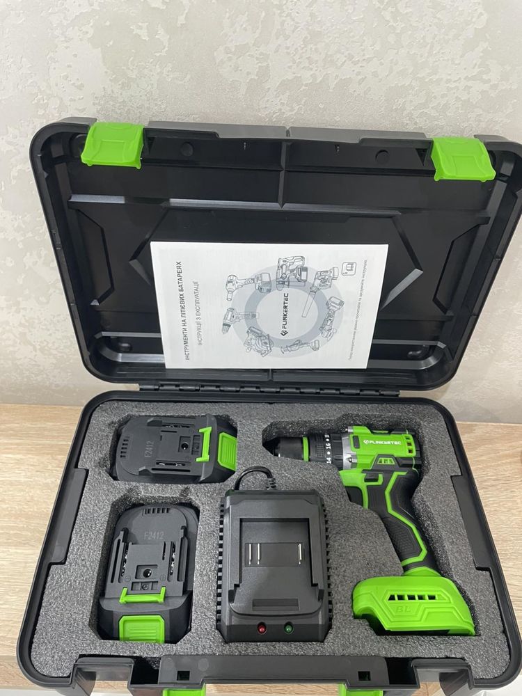 Акумуляторний шуруповерт Flinke DH21V/3ah 2025р. Flinkertec