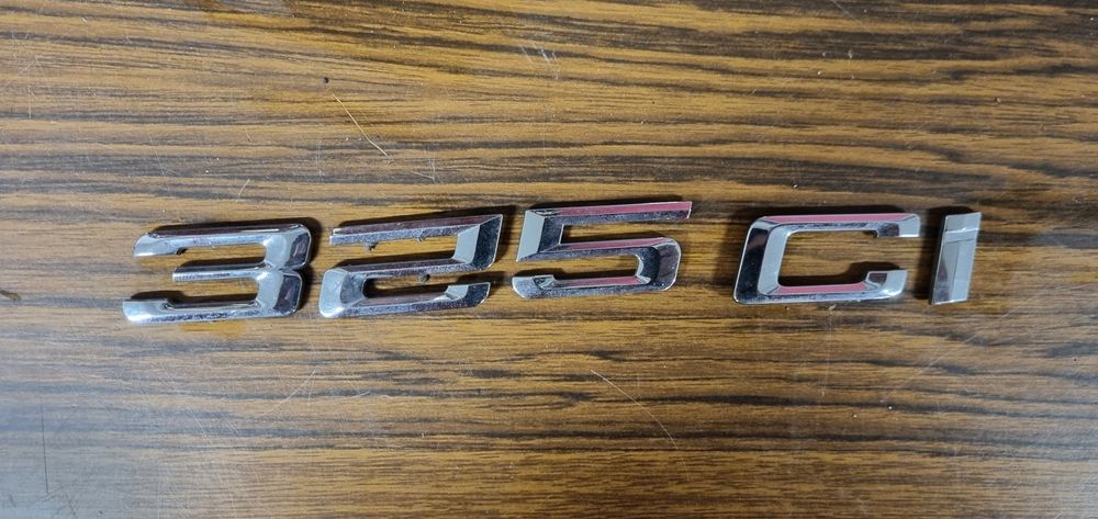 Bmw E46 Emblemat 325 CI  Tylna klapa