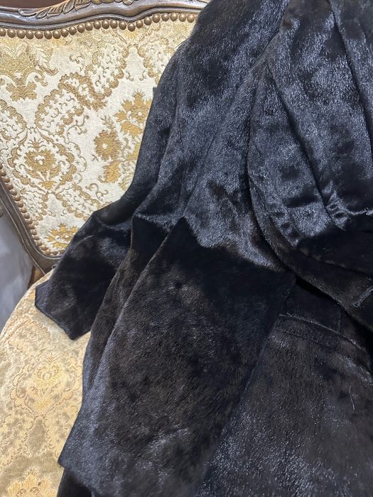 FUTRO płaszcz NATURALNE maxi długie zjawiskowe OKAZJA old money