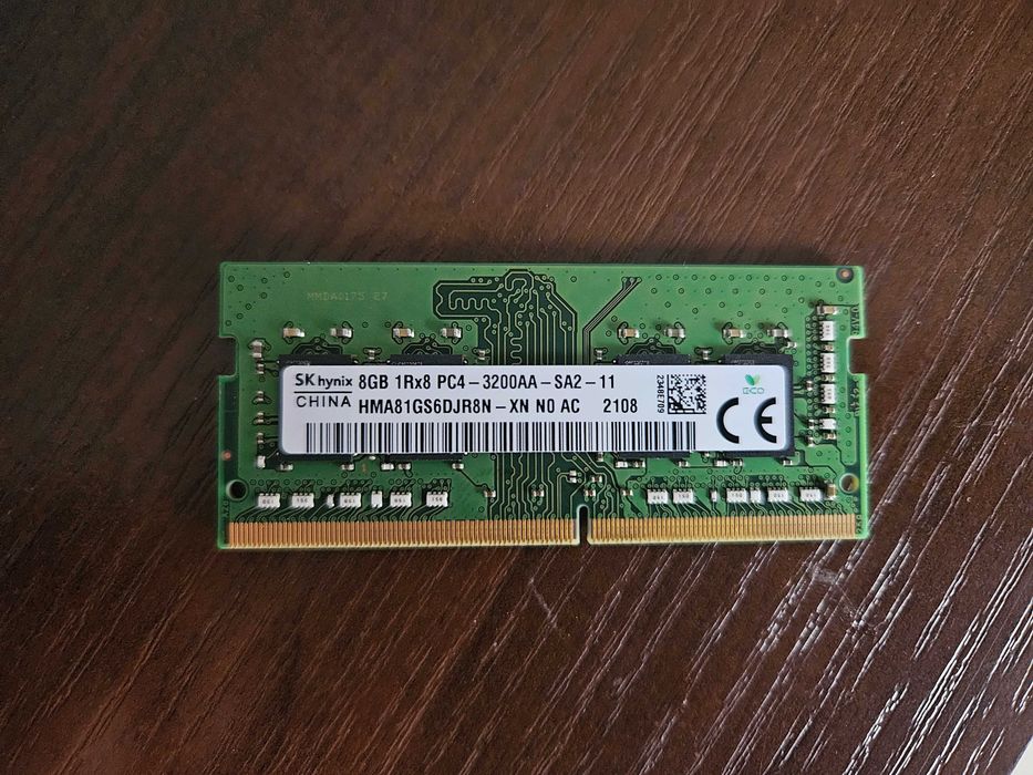 Pamięć ram 8GB DDR4 PC4 3200AA SA2-11 - HYNIX - HMA81GS6CJR8N