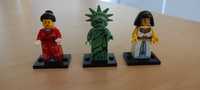 3 Mini figurki LEGO statua wolnosci, egipska królowa, japonka
Egipska