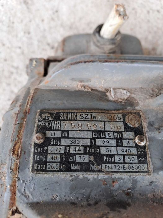 Silnik 1.1 kv 380v