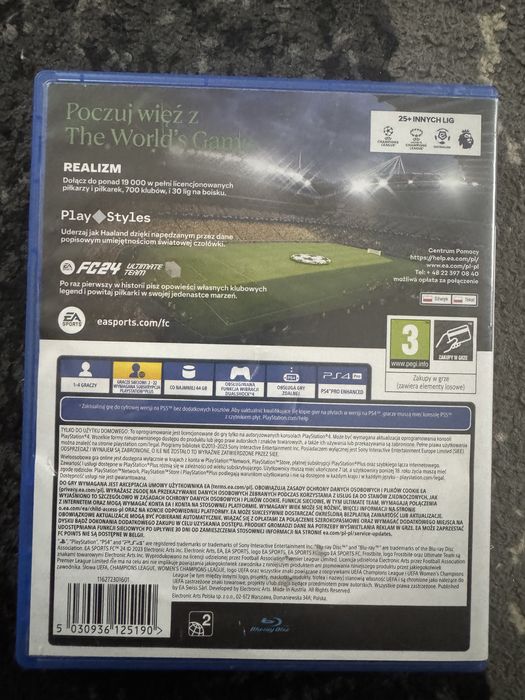 FC24 gra na konsole ps4