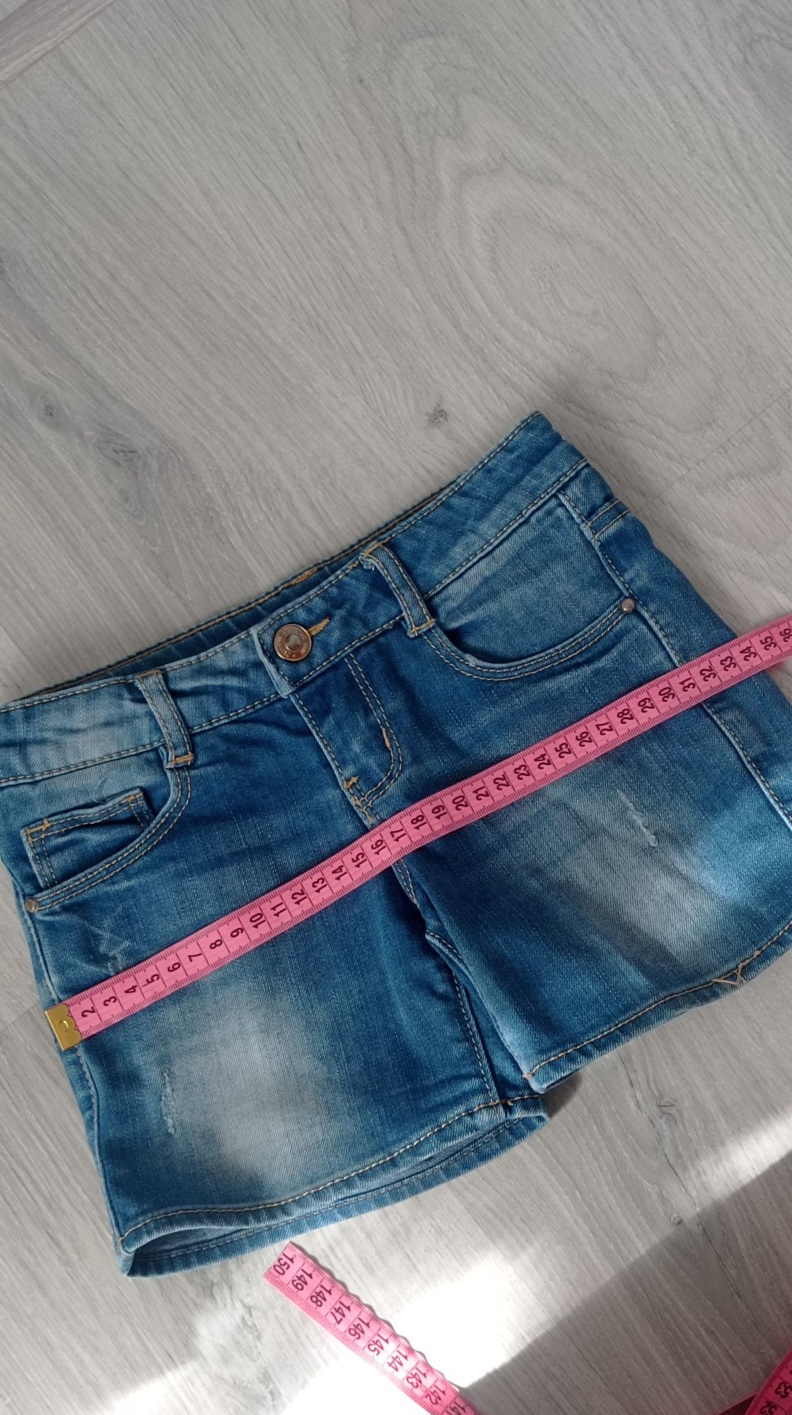 Шорти джинсові літні на дівчинку 3-4 р на зріст 104 см