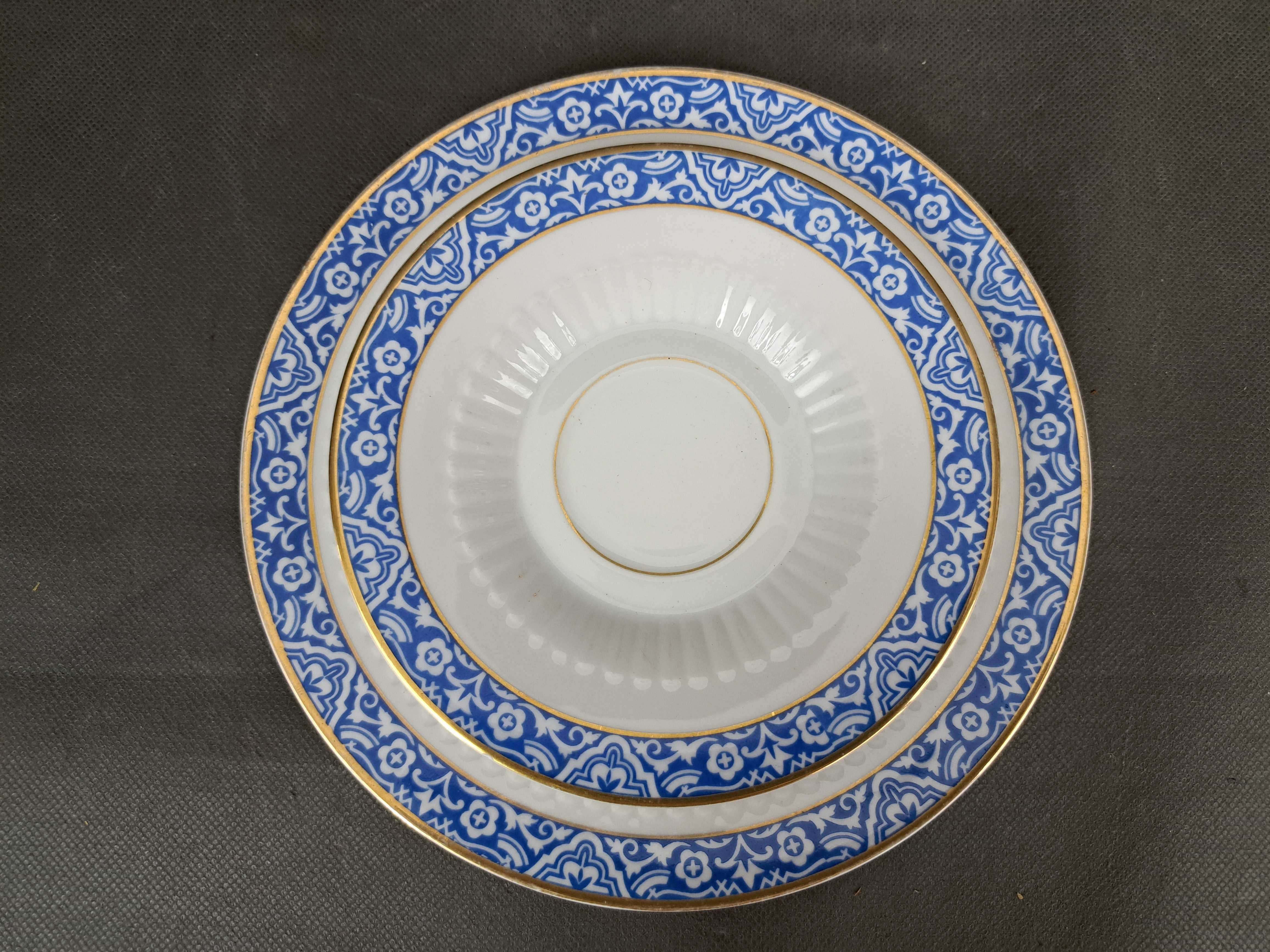 Porcelanowy zestaw śniadaniowy, trio, Heinrich