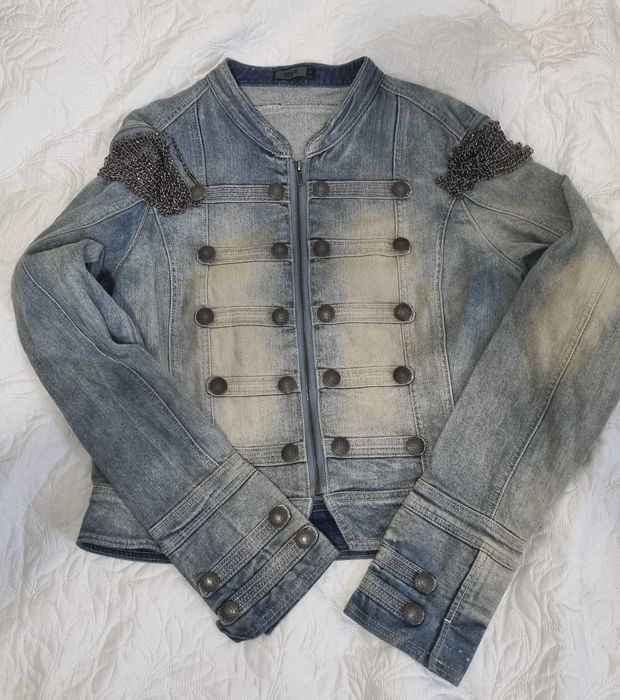 Винтажная джинсовая куртка