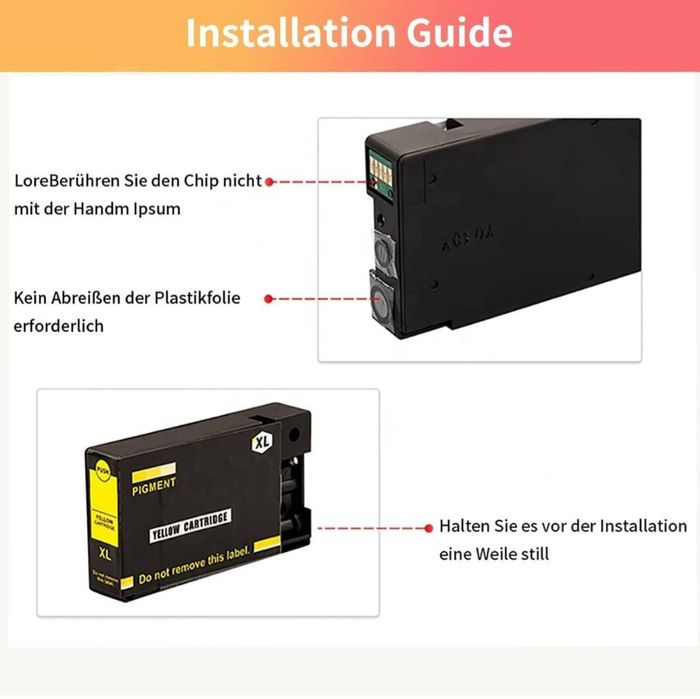 4 шт. Набір картриджів Pigment Maxify PGI-1500XL Сумісні картриджі для