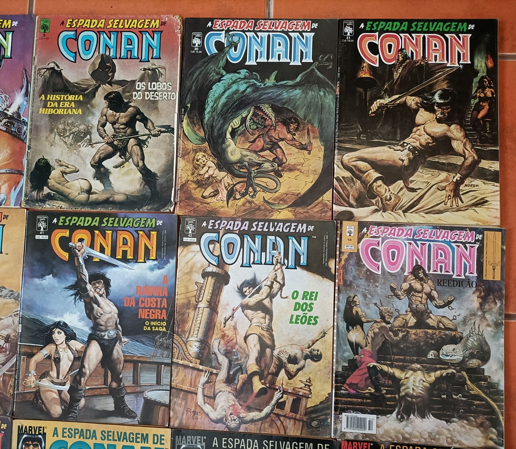 36 Livros Conan, várias coleções diferentes