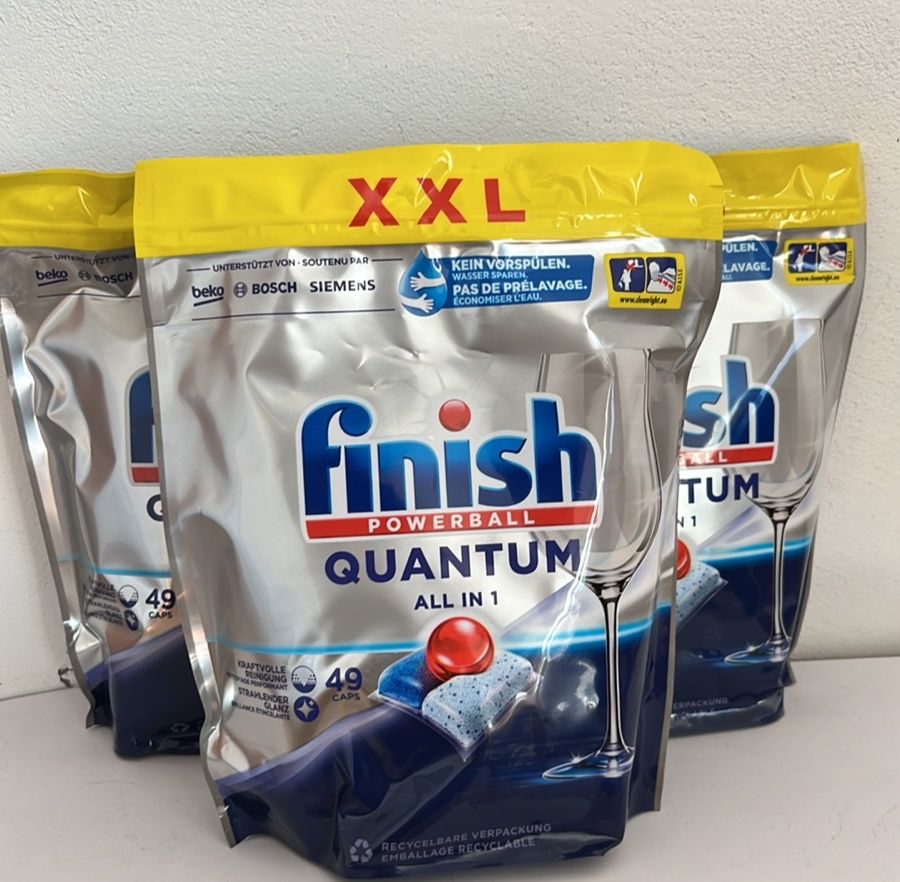 Таблетки для посудомийної машини Finish Quantum 49 шт