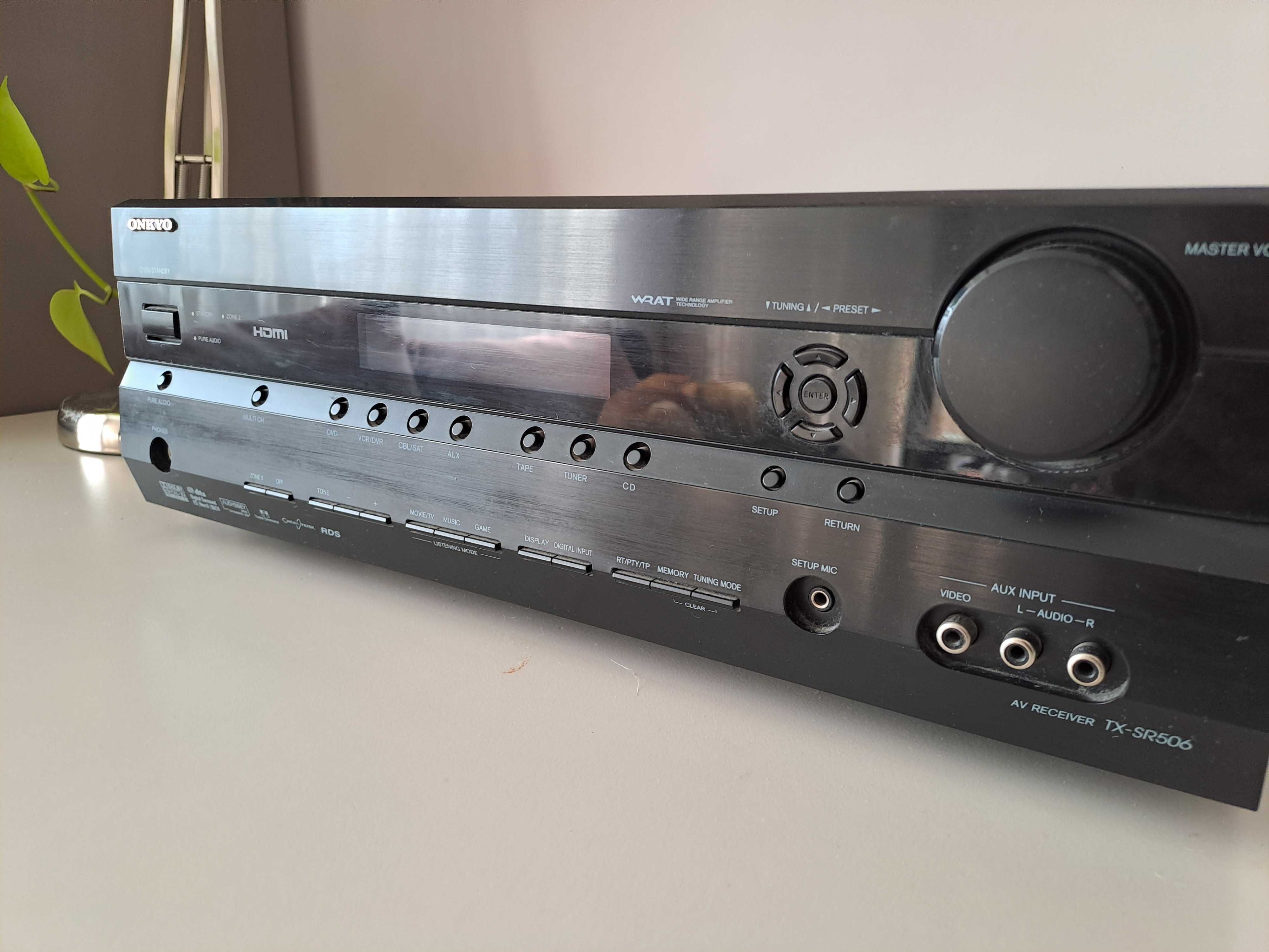 Amplituner ONKYO TX-SR506, z usterką