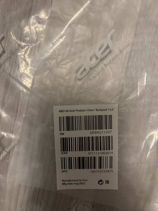 Plecak Acer Predator
